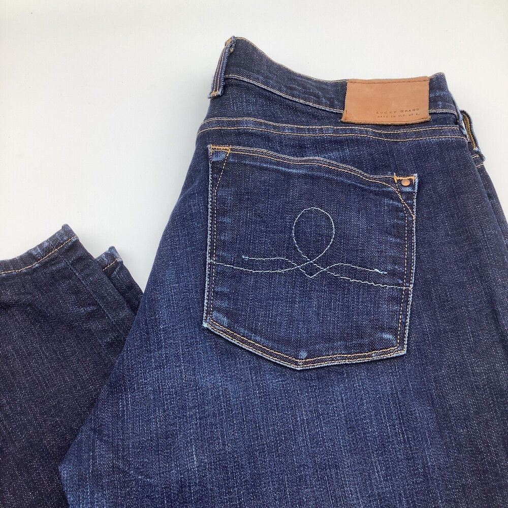 Lucky Brand Womens White Oak Cone Denim Sofia Skinny Jeans Blue Size 6/28